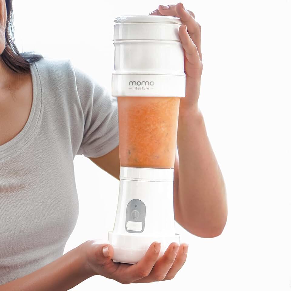Blender Retrátil, Mini Liquidificador Individual Portátil, Momo Lifestyle, Sem Fio, a Bateria Recarregável, Bivolt 110V / 220V (Blender Retrátil)