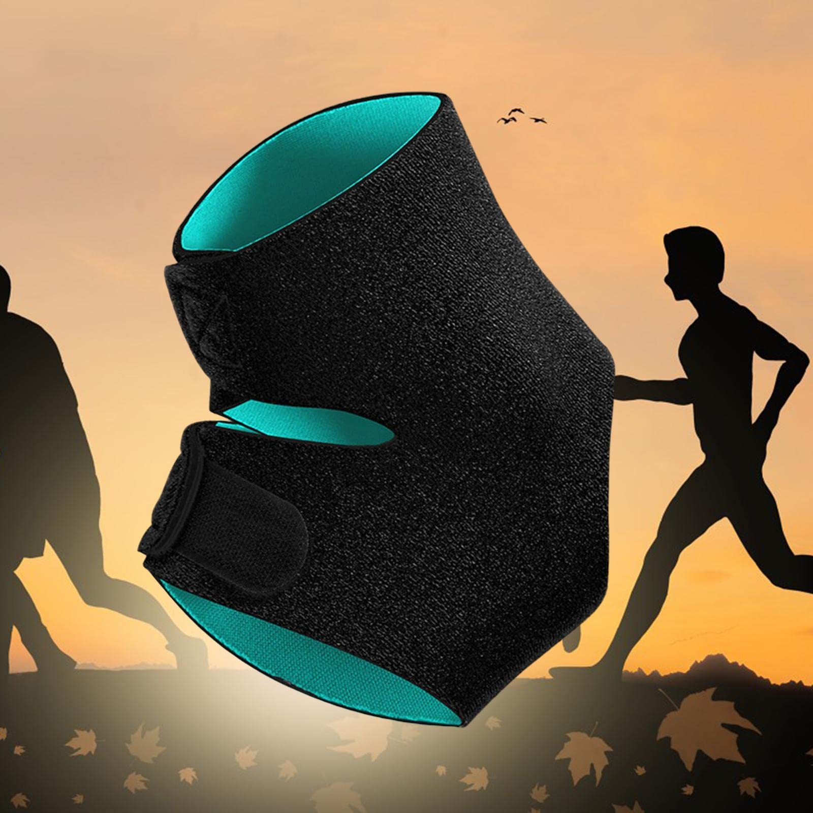 2 Piezas Funda Tobillera Estabilizadora con Correas Cruzadas Soporte Compresión para Tobillo Protector Pie Y Talón Envoltura para Fascia Y Tendón Mate, 5 Piezas
