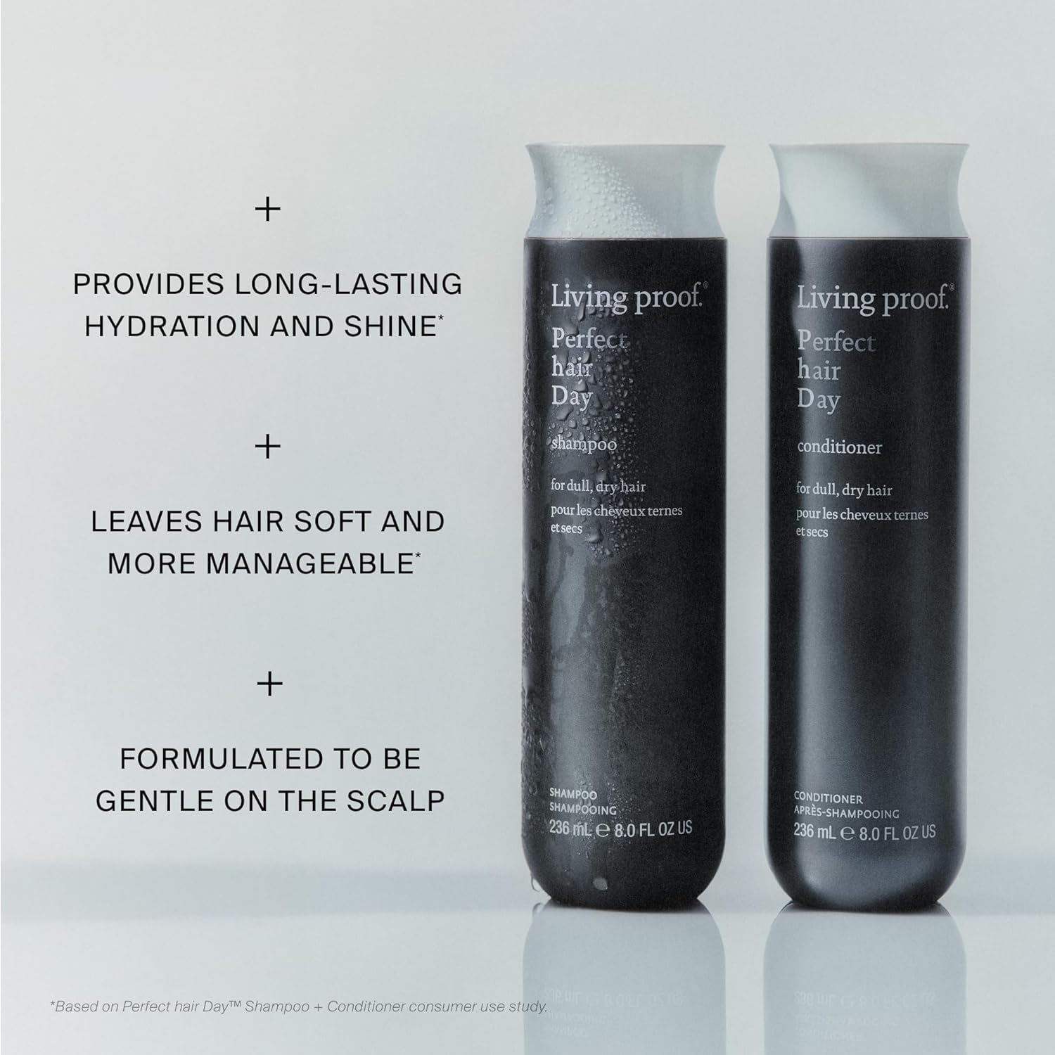 Living Proof Perfect hair Day Shampoo 710ml – Anti-Haarbruch & Volumen – Sanft reinigend, feuchtigkeitsspendend & sulfatfrei – Für alle Haartypen