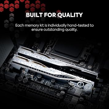 G.SKILL Trident Z5 Royal Neo Series DDR5 RAM (AMD EXPO) 96GB (2x48GB) 6000MT/s CL30-36-36-96 1.35V Desktop Computer Memory U-DIMM - Silver (F5-6000J3036F48GX2-TR5NS)