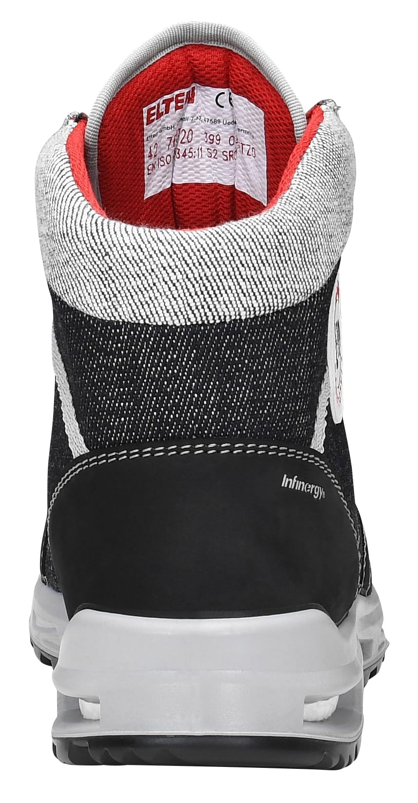 ELTEN Sicherheitsschuhe SENSATION XXT Mid ESD S2, Herren, Infinergy-Dämpfung, sportlich, Sneaker, leicht, dunkelblau, Stahlkappe, Halbstiefel - Größe 36