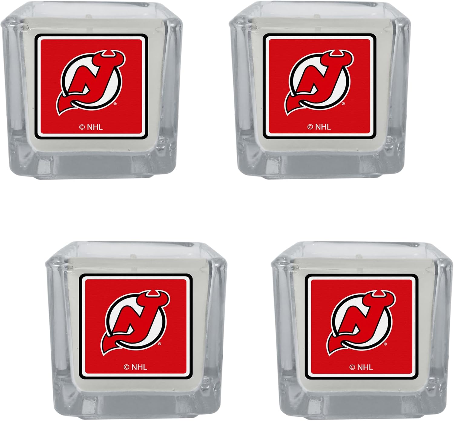 Siskiyou Sports NHL New Jersey Devils Scented Candles, 4 pk One Size, Team Colors