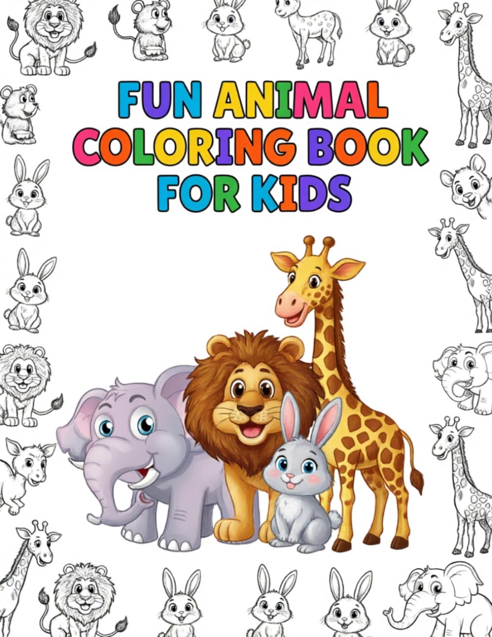 Fun Animal Coloring Book For Kids