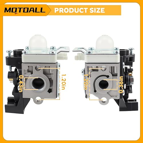 Miniatura 3 de A021001690 A021001691 A021001692 SRM225 Carburador RB-K93 con filtro de aire A226001410 para carburador Echo SRM 225 GT225 PAS225 PE225 PPF225 SH.