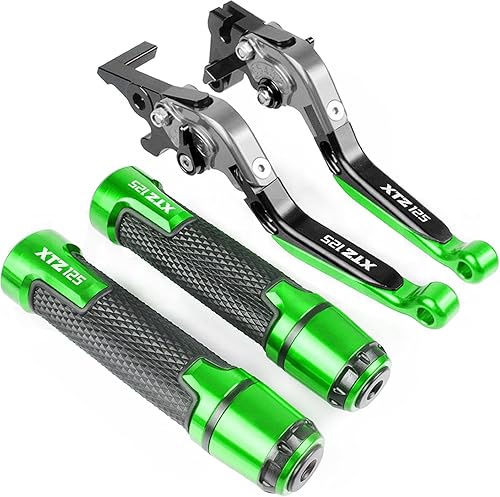 Motorcycle Grips Adjustable Folding Clutch FOR YAMAH XTZ125 2014-2015 Aluminum Motorcycle Accessories Handle Grips Brake Clutch Lever (Color  7)