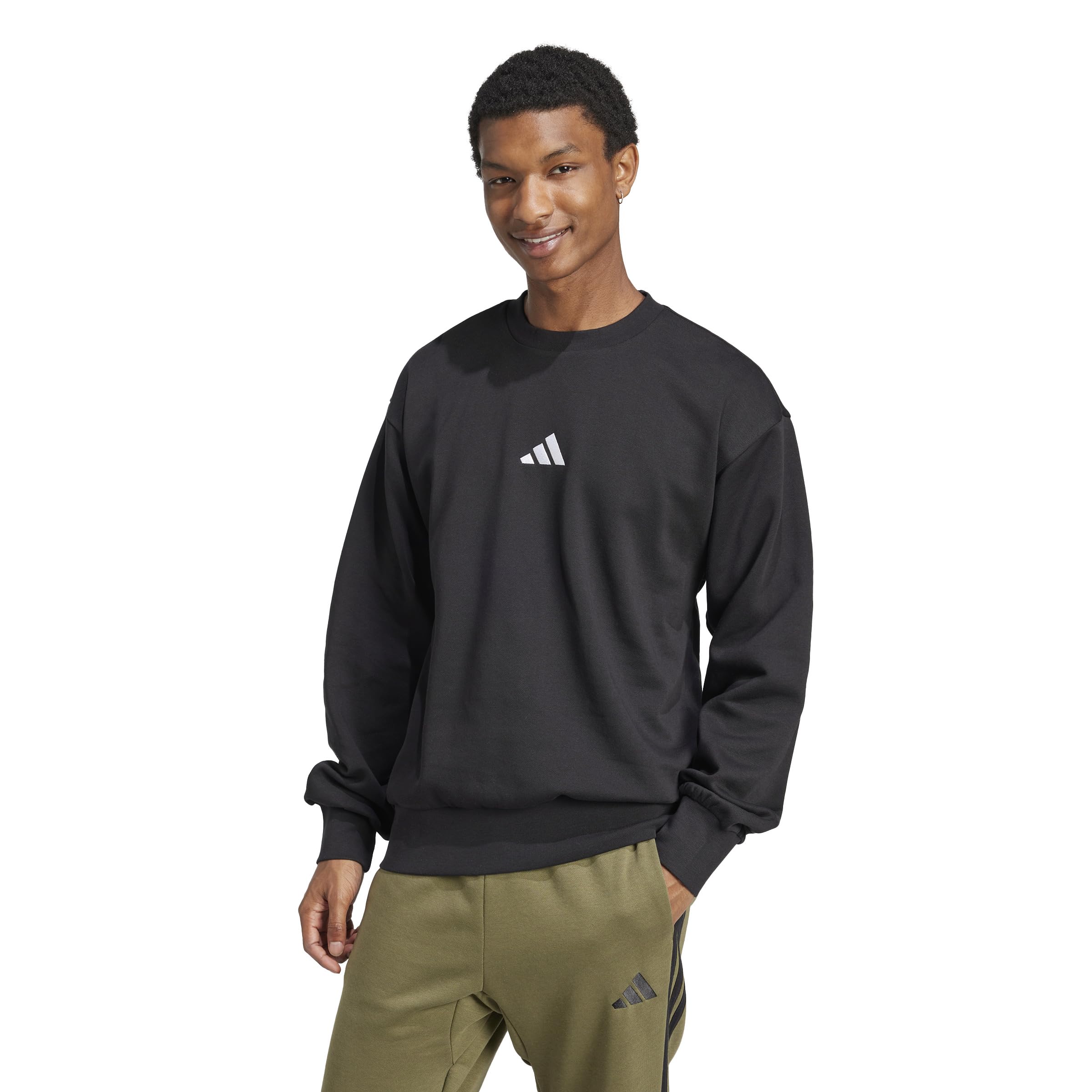 Adidas Hombre Essentials FEELCOZY Fleece Sweatshirt — view 35