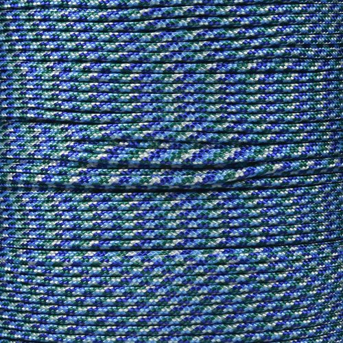 West Coast Paracord 425 Paracord (3mm) - Made of 100 Percent Nylon - for Tactical, Crafting, Survival, General Use (Peacock, 25 Feet)
