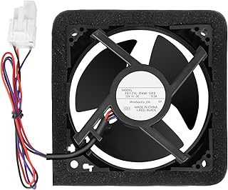 Upgraded DA81-06013A Refrigerator Evaporator Fan Motor Compatible with Samsung Refrigerator Fan Motor DA31-00287A Fridge Evaporator Fan Motor No Noise RF28HMEDBSR, RF263BEAESR, RF28HDEDBSR