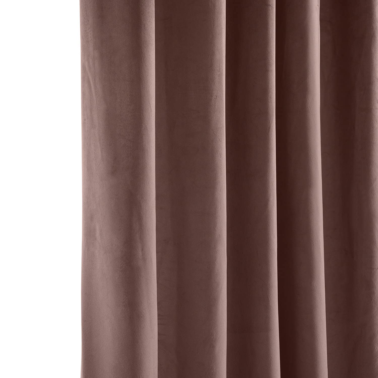 HPD Drapes Heritage Tende in velluto felpato, lunghe 274 cm, oscuranti, per camera da letto e soggiorno, 254 x 274 cm, 1 pannello, rosa (wild rose) - Vista 7