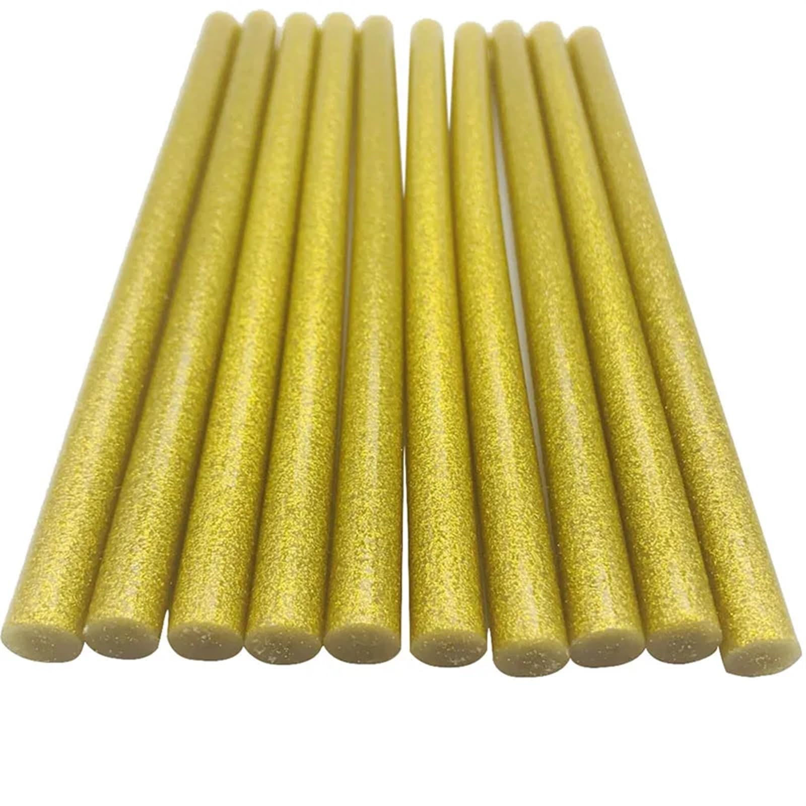 HeißKlebestifte Heißklebestifte for Bastelarbeiten, Telefongehäuse, Reparaturzubehör, Klebstoff, 11 mm x 200 mm, goldfarbener Klebestift FüR Heimwerken Reparieren