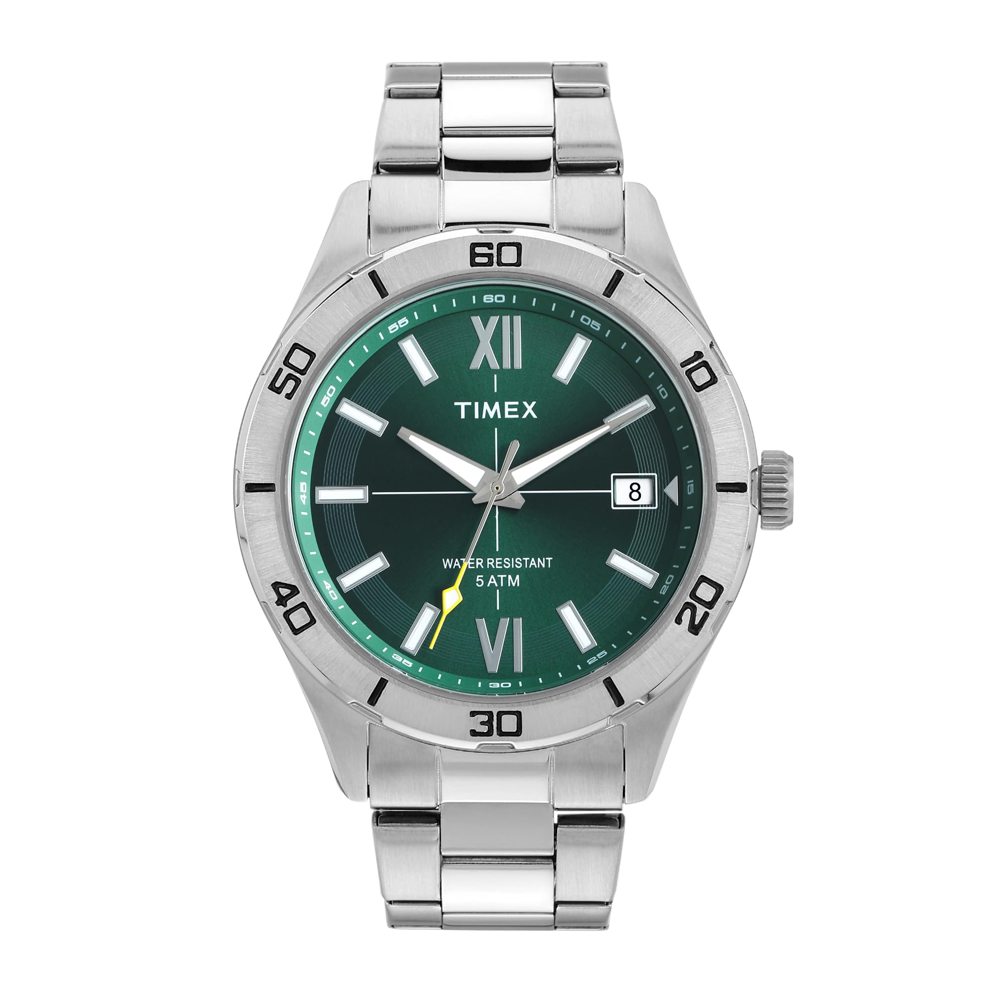 timex Analog Watch for Men Available in Multicolor Dial & Silver Stainless Steel Bracelet Band - Water Resistant Wrist Watches-picture-23