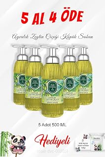 Eyüp Sabri Tuncer Köpük Sabun 500 ML Ayvalık Zeytin Çiçeği 5 Al 4 Öde ve Rosie Pamuk