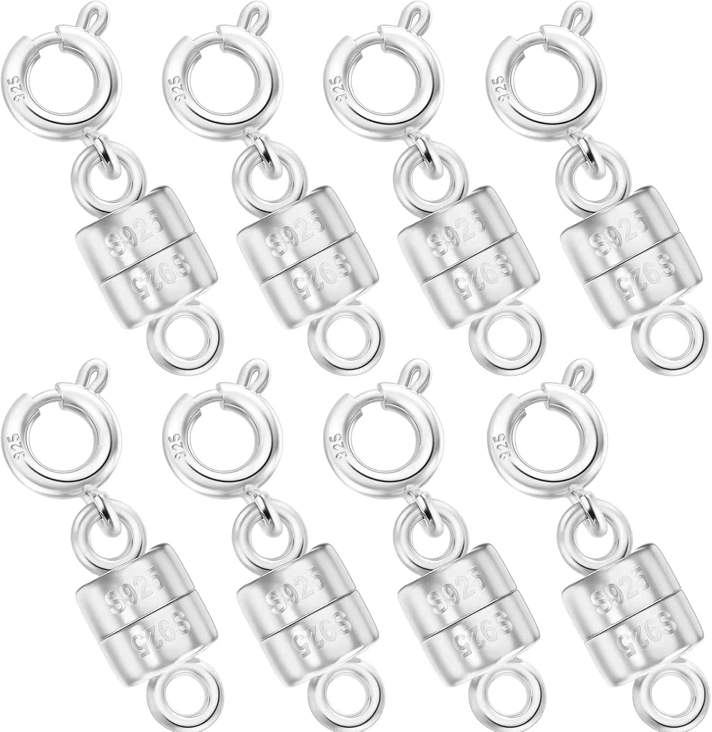 Lot De 2 Fermoirs Magnétiques Pour Collier - Fermoirs