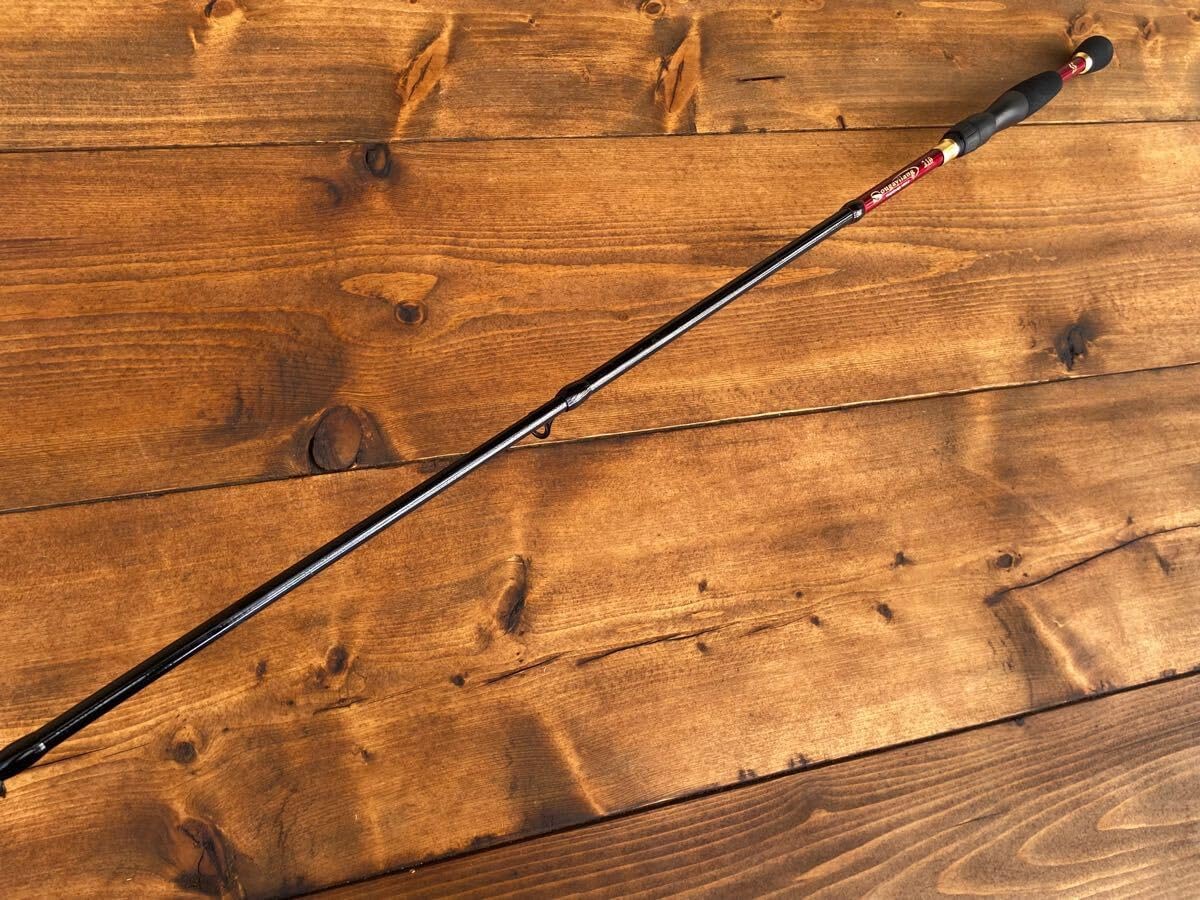 7ft 210cm テレスコロッド レッド バスロッド スピニングロッド バス