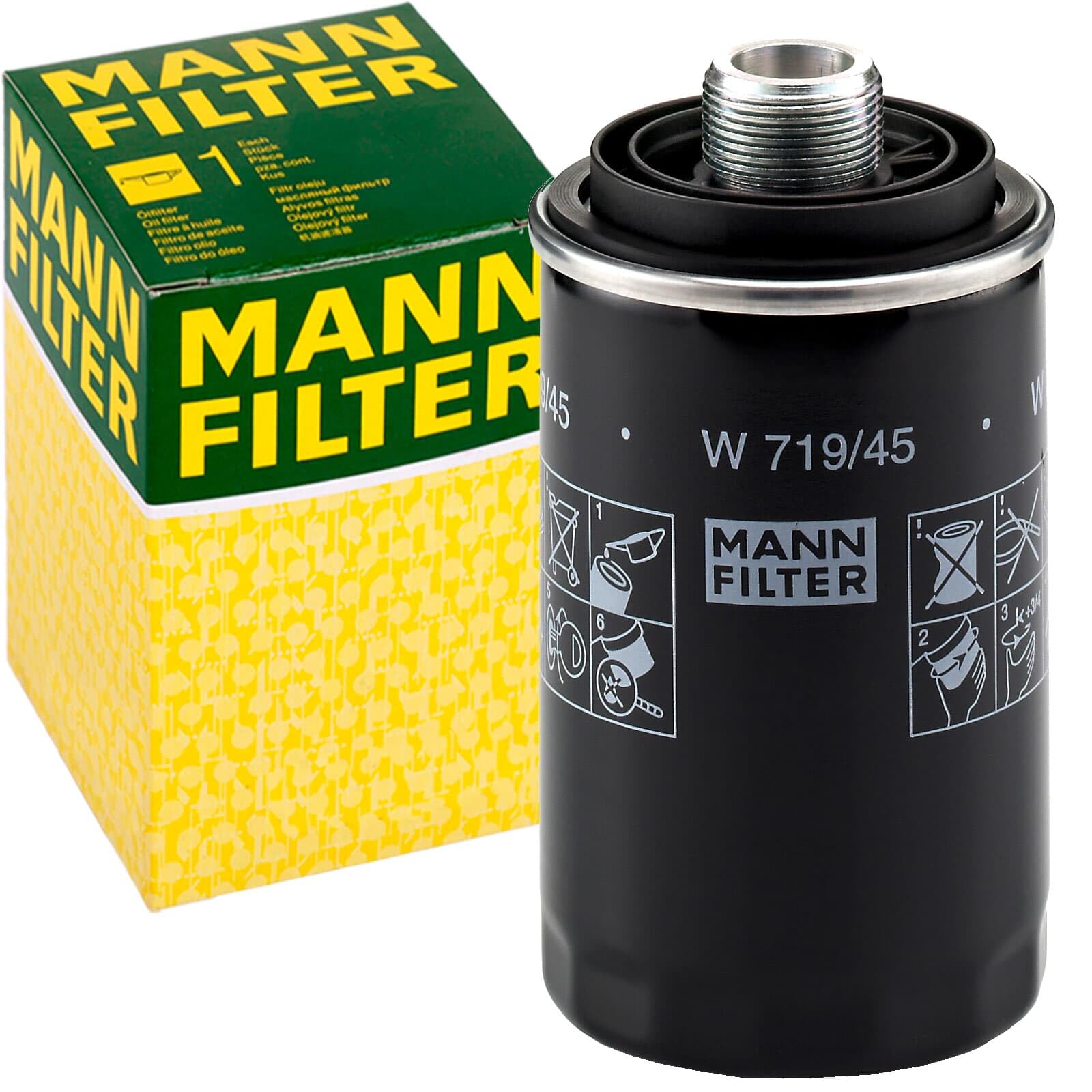 Mann Filter Inspektionspaket | C32130 (LX2046)+CUK2450 (LAK386)+W719/45 (OC456) passend für A4 B8 A5 8T 8F Q5 8R 1.8+2.0 Tfsi