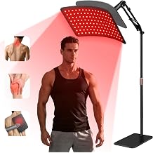 INTEO Red Light Therapy for Face and Body, Infrared Red Light Therapy Lamp