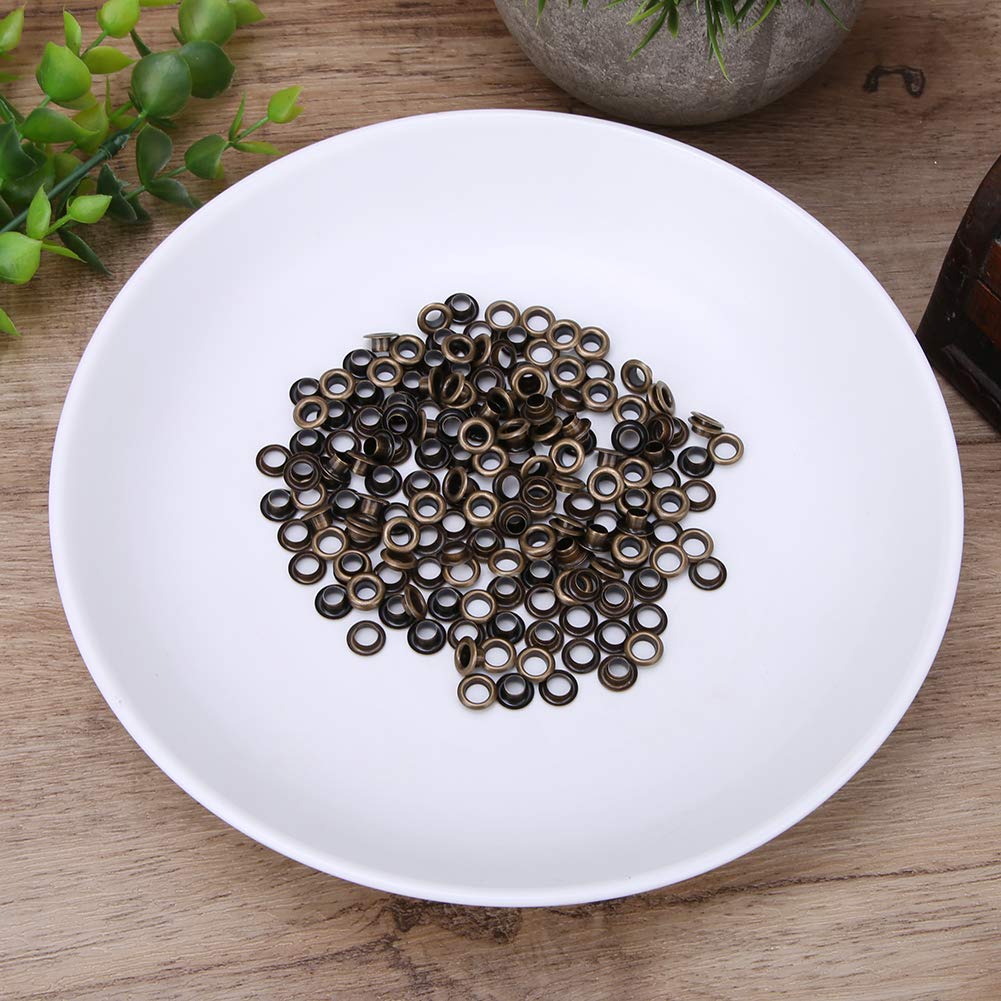 Kit 100 Pezzi Occhielli In Ottone Per Scarpe, Vestiti E Borsette - Strumento Per Fai Da Te - Foto 9