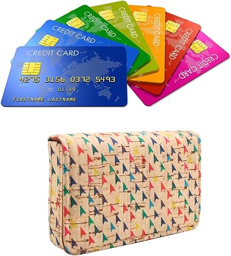 Miniatura 7 de BOSHIHO diseño especial de corcho Business Card Case Eco-friendly Vegan Nombre titular de la tarjeta