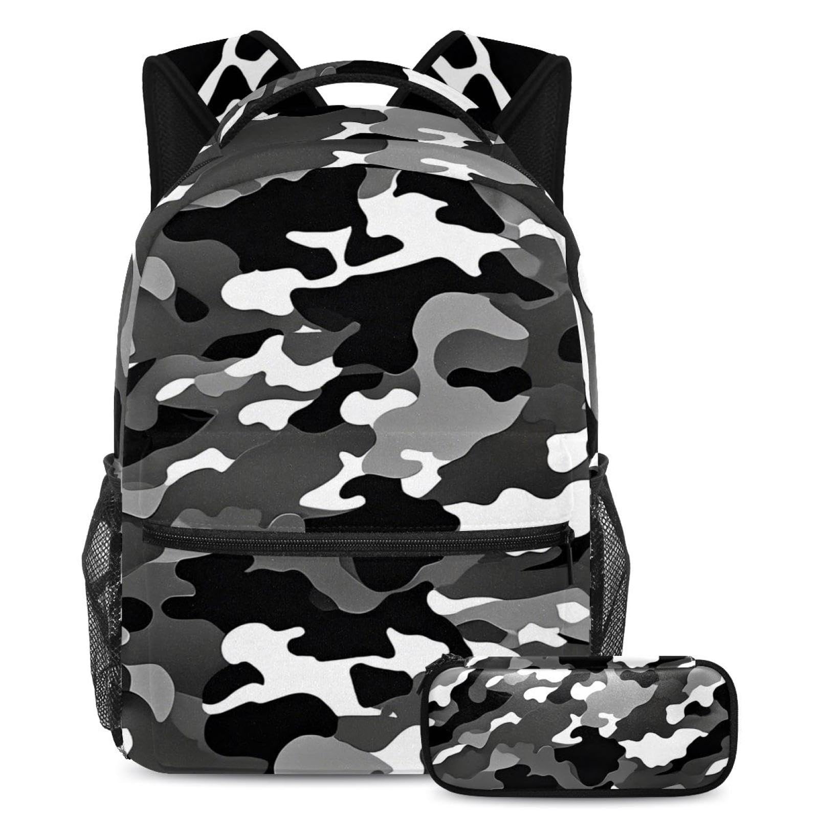 Ensemble de 2 sacs d'école garçon et fille avec cartable et trousse
