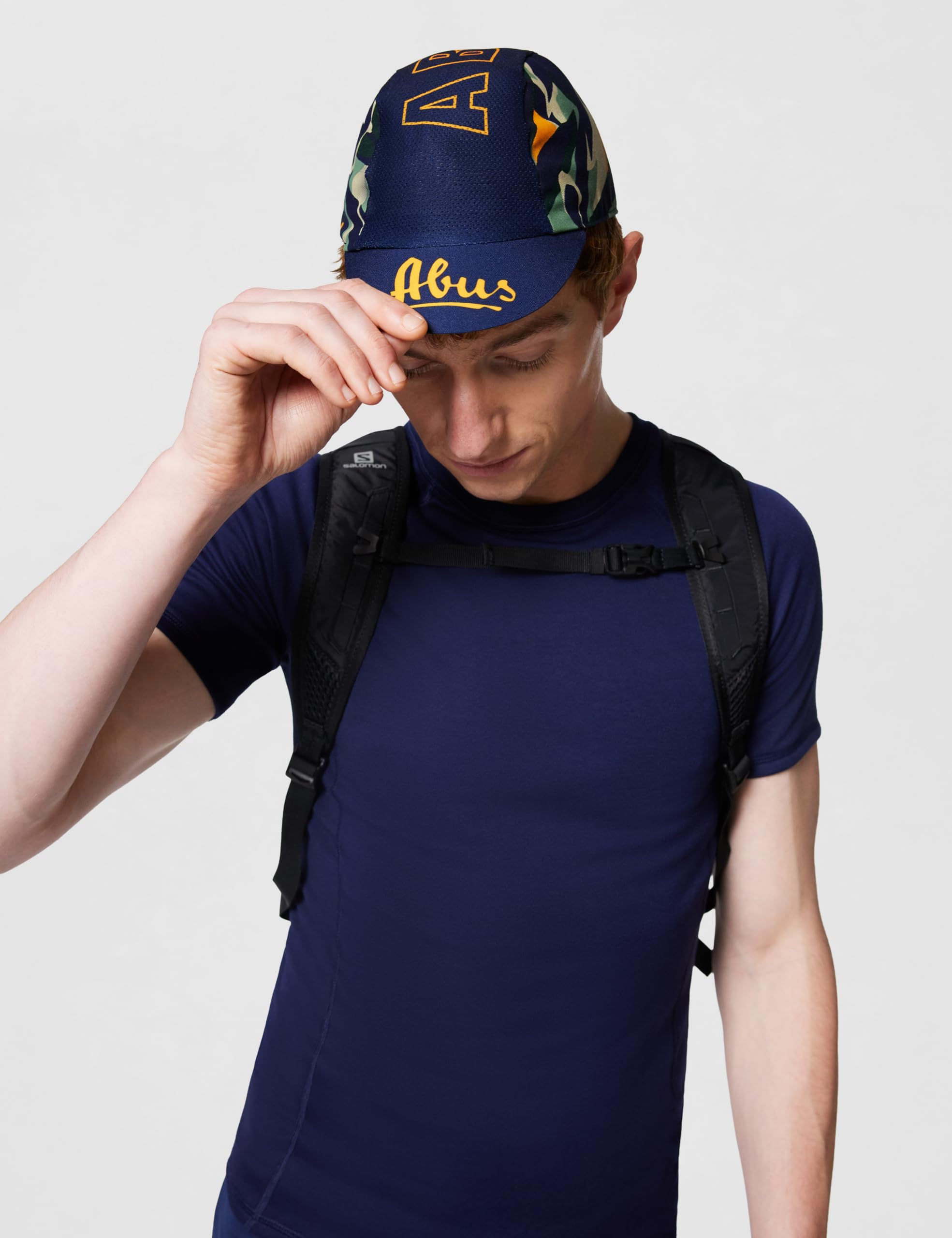 ABUS Race Cap - stylische Cycling Cap mit Sweatband - Schutz VOR Sonne, Insekten und Schweiß - passt Unter den Rennradhelm - für Damen und Herren