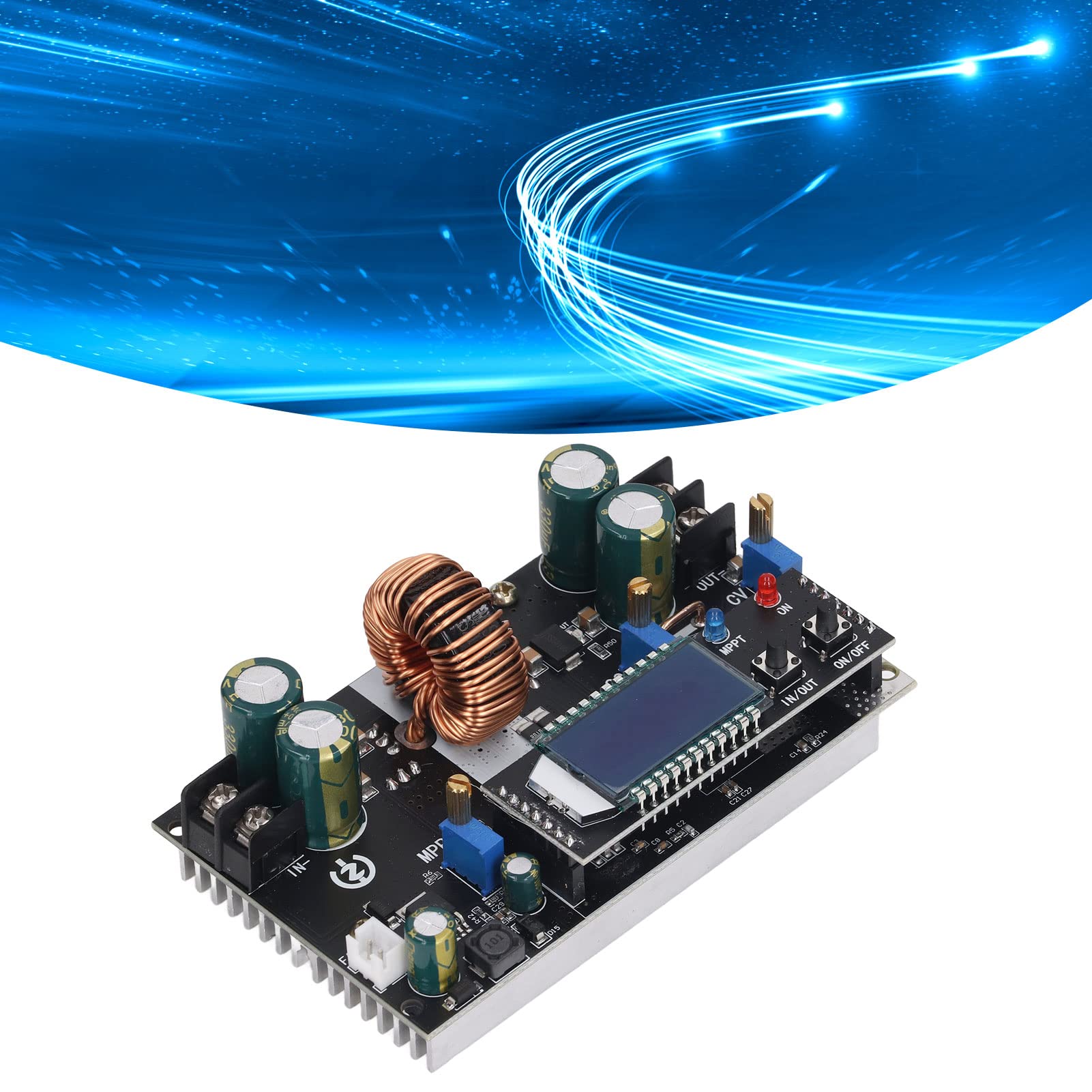 Modulo Boost, modulo Boost regolabile Display LCD Auto Boost Converter Output DC1.4-79V, regolatore solare, convertitori di potenza