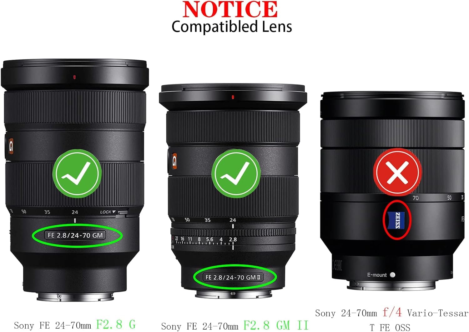 Amazon.com : MOSTOS ; Brings Superior® | 82mm Lens Cap for Sony FE