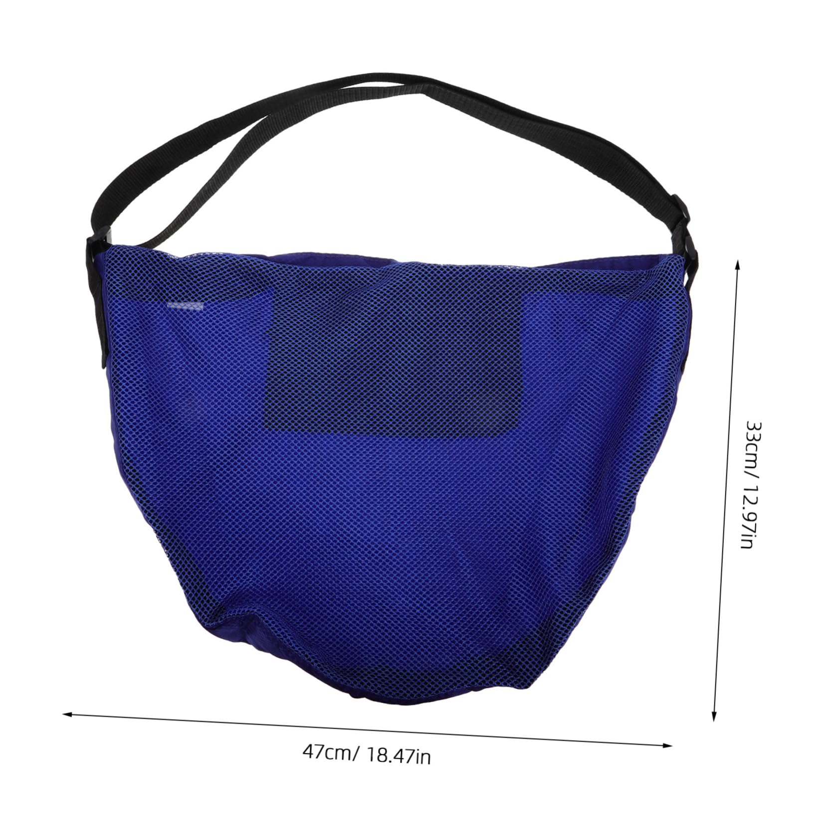 Toddmomy Large Capacity Mesh Net Sports Bag for Basketball Soccer Volleyball Multi Functional Shoulder Backpack for Easy Carrying and Storage for Gym and Outdoor Activities