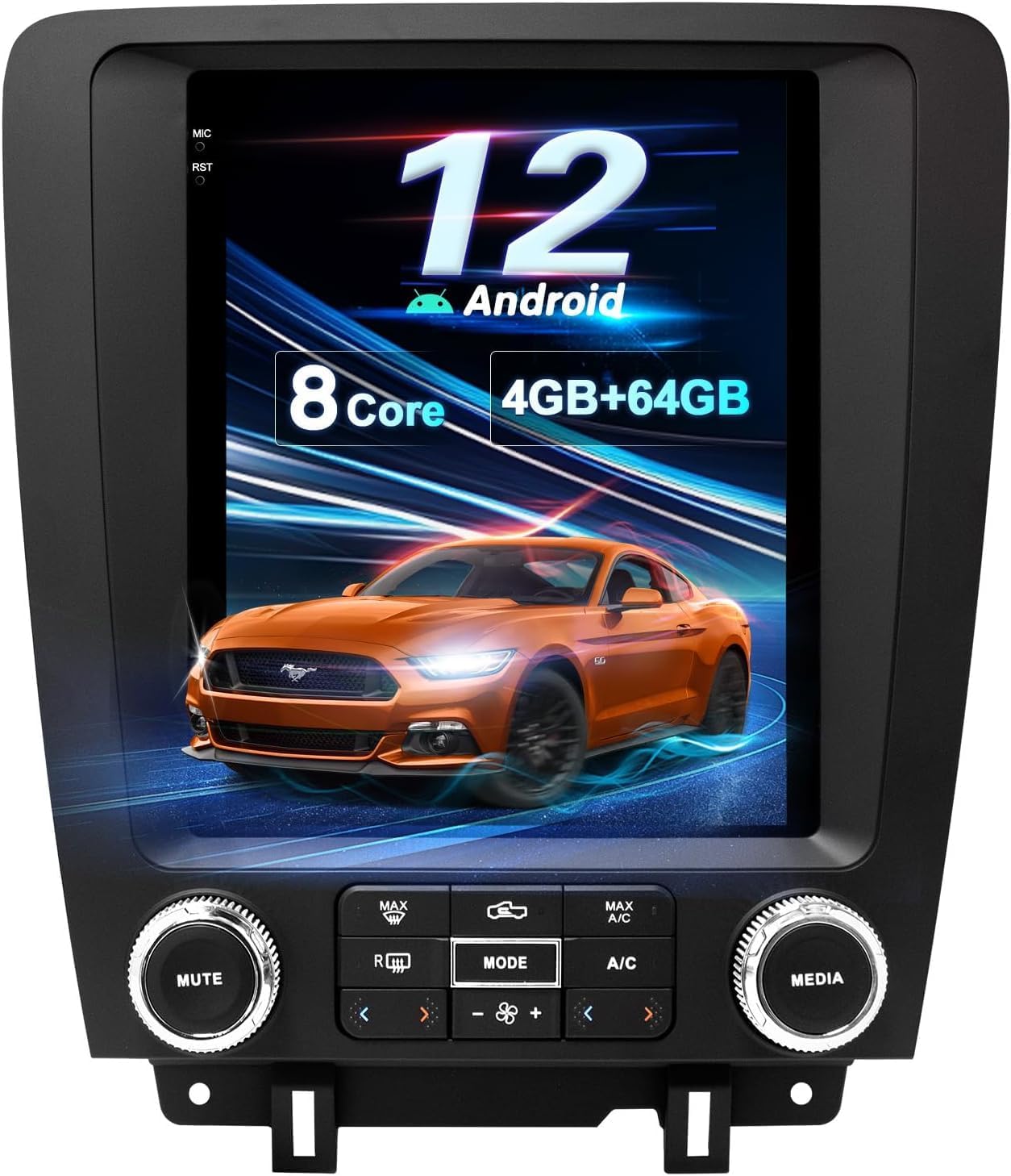 8.4 Inch Android 12 Car Stereo Radio Dash Kit Upgraded for Dodge Challenger 2015 2016 2017 2018 2019- Wireless CarPay Android Auto-GPS WiFi Head Unit 8 Core 6+128GB