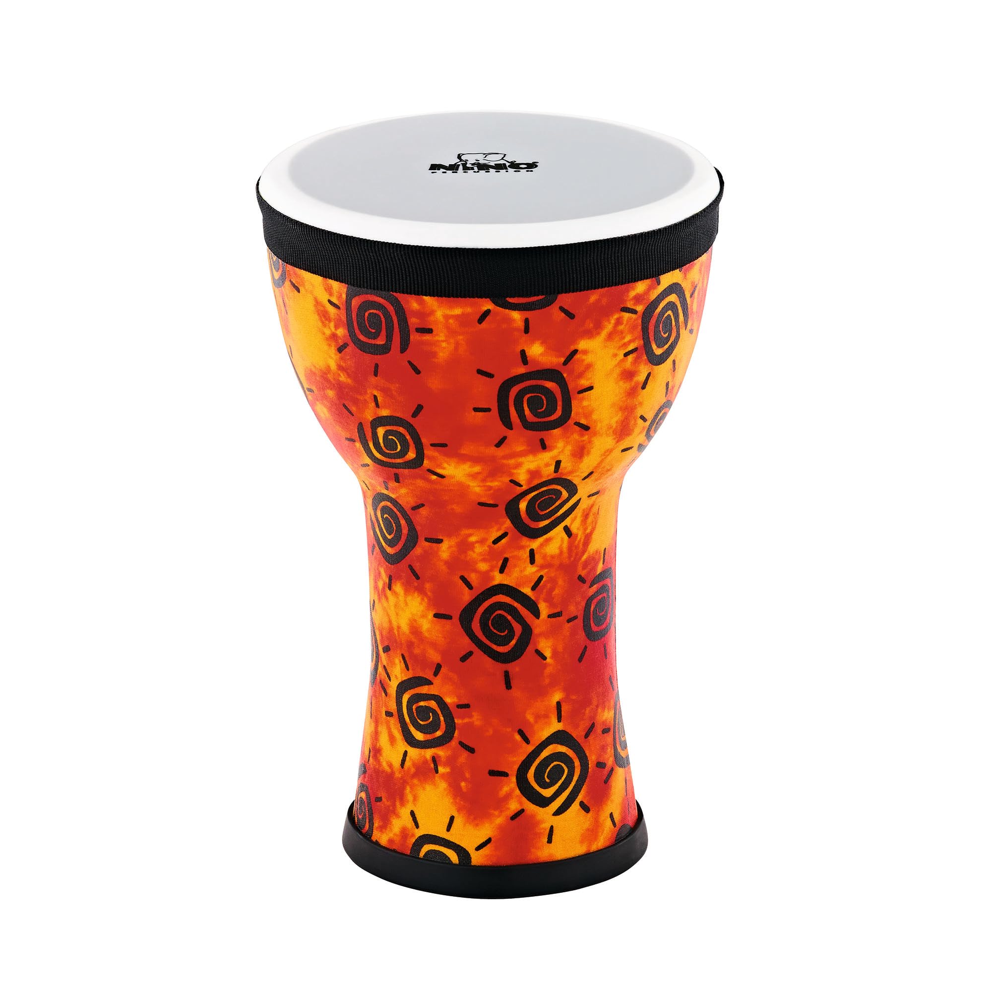 Nino Percussion Elements Mini Djembe - Kleines Musikinstrument für Kinder ab 3 Jahren - Durchmesser 6 Zoll - Kunststoff, Mehrfarbig (NINO-EMDJ-SU)