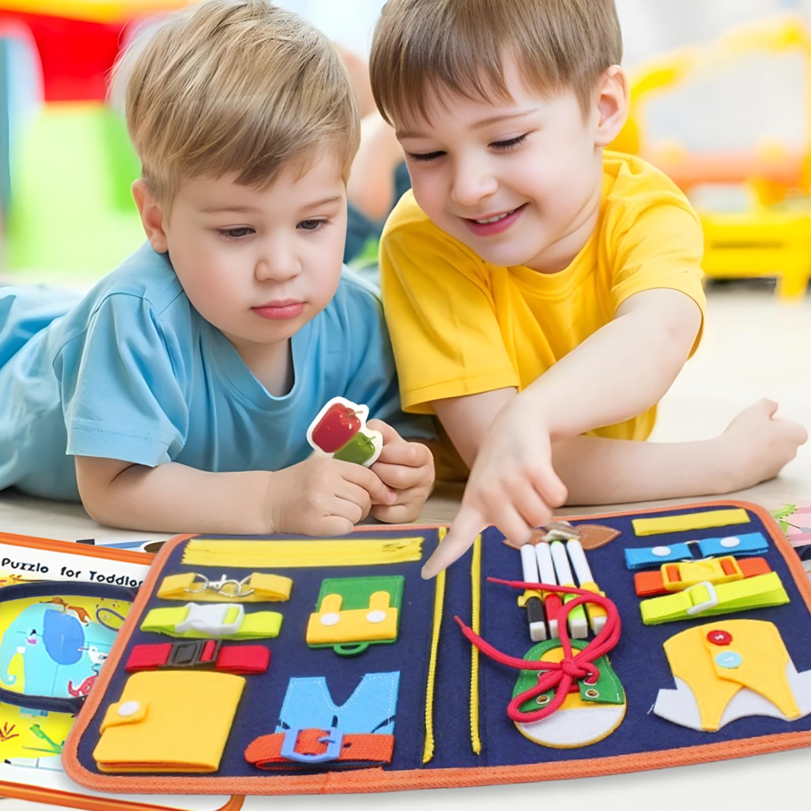 Montessori Pannello Sensoriale Coperte 91 Giocattoli Apprendimento Sensoriale Bambini Ragazzi Ragazze 1 2 3 4 Anni Educazione Giocattoli Turistici Numeri Lettere Forma Dipinto