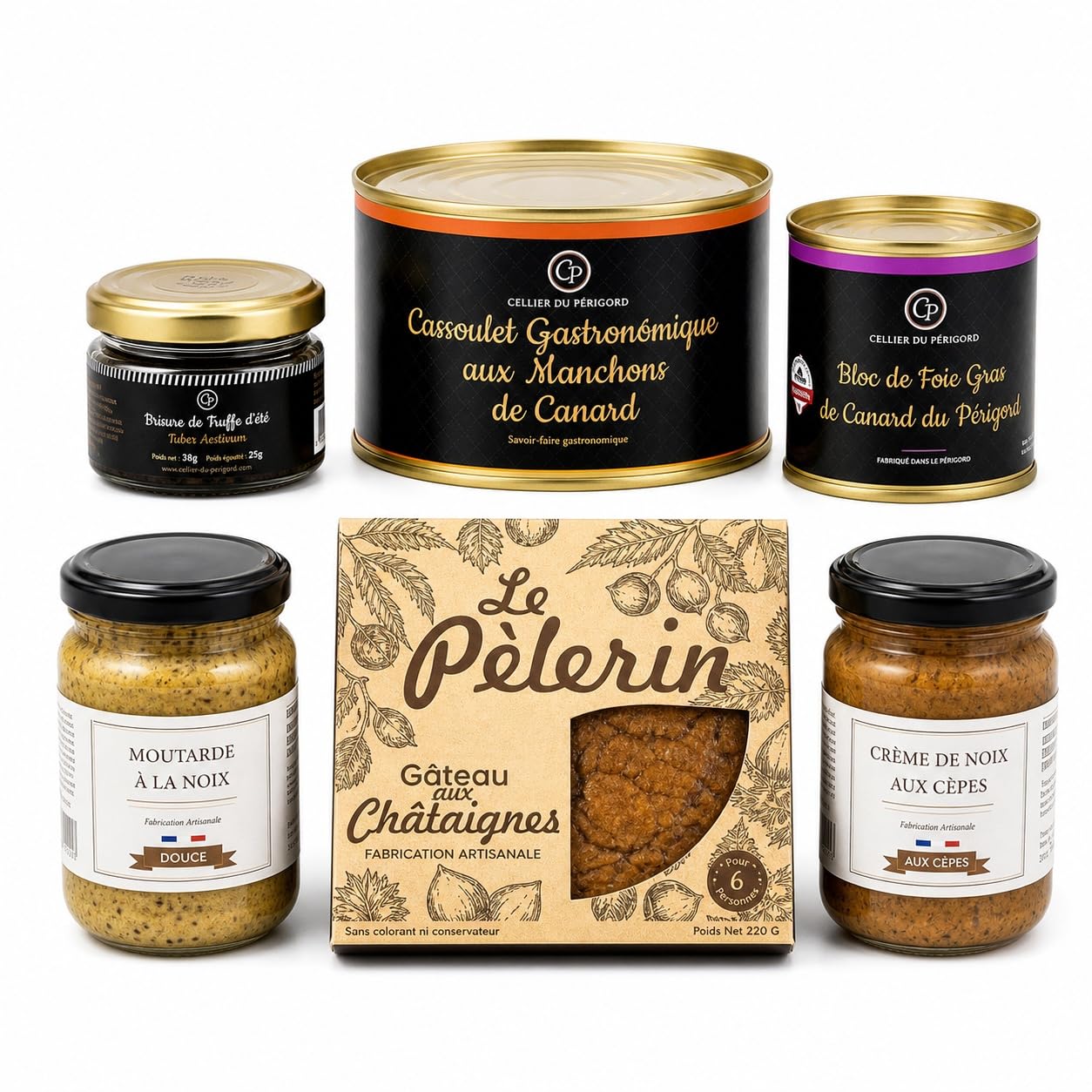 Cellier du Périgord Pack Découverte Repas Périgourdin 6 Pièces