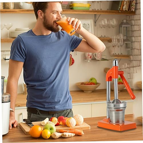 Miniatura 2 de Hand Juicer Press Stainless Steel Hand Press Manual Juicer, Effortless Fruit Squeezer for Oranges, Citrus, Lemons and More