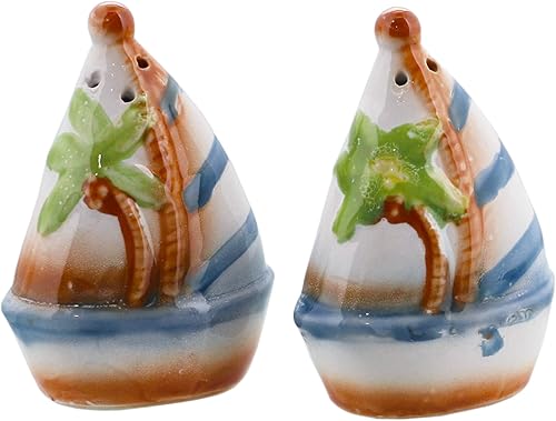 Vista 6 de Servette Home Salero y pimentero - Palmera Palm Tree