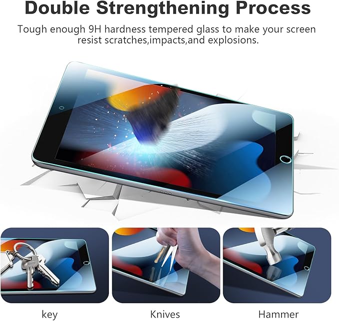 Softamm 2 Pack Protector Pantalla Anti Luz Azul iPad 10.2 Pulgadas miniatura 3