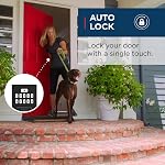 Weiser Matte Black Front Door Lock and Handle Set, SmartCode Keypad Door Lock with San Clemente Handleset & Halifax Interior Door Handle, Keyless Entry Door Lock, Front Door Handles with Deadbolt Lock