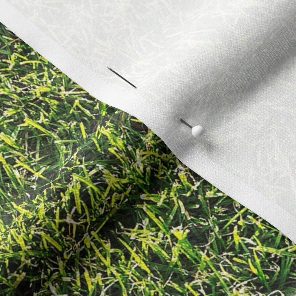 Spoonflower Fabric - Lawn Grass Green Printed on Minky Fabric by The Yard - Sewing Baby Blankets Quilt Backing Plush