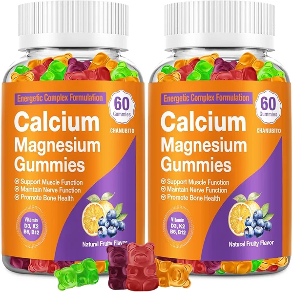 Calcium Citrate with Vitamin D3, K2, 1200mg Calcium Gummies with Magnesium Zinc, Extra Absorption Calcium Supplements for Women & Men Bone, Muscle & Immune Support, Fruit Flavor 120 Chewable Gummies
