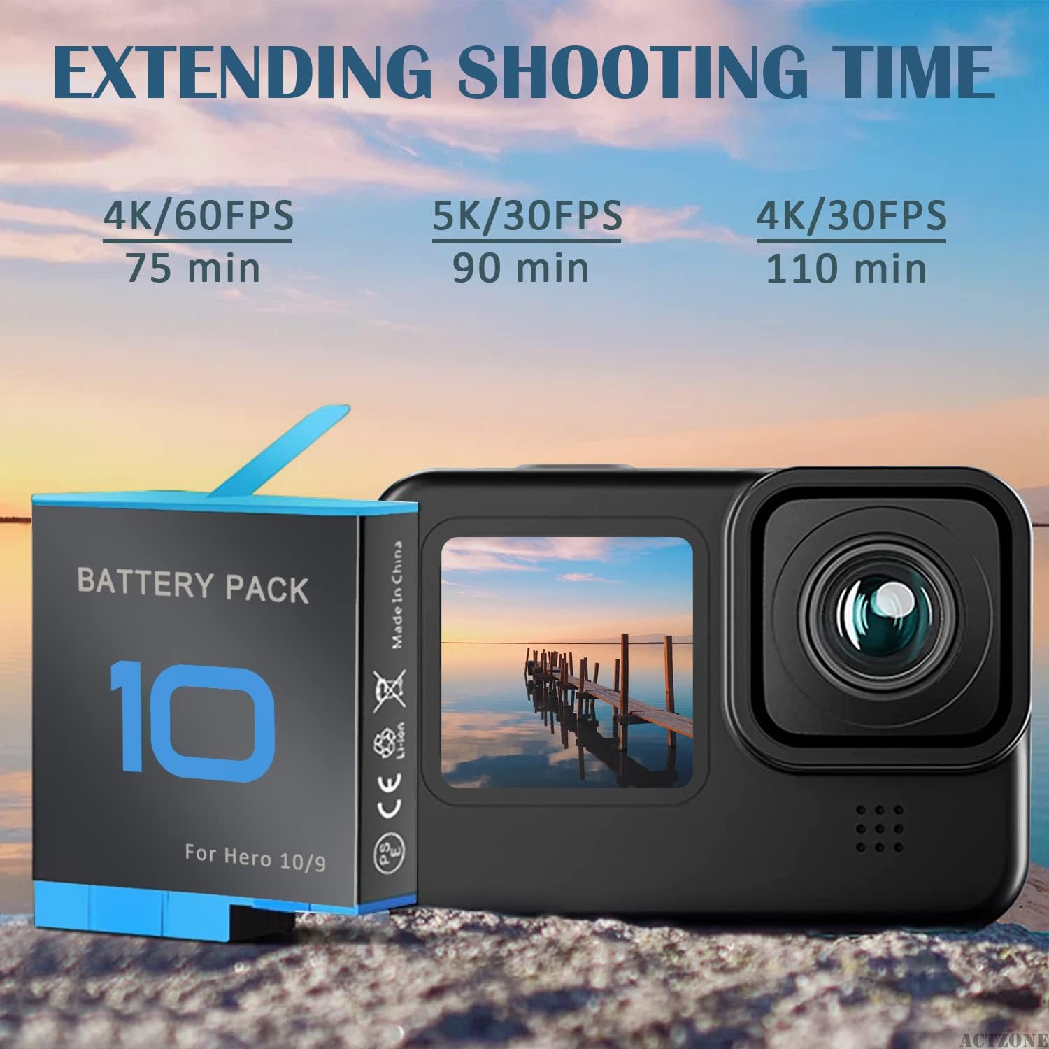 Batterie PUENDI Pour GoPro Hero 9/10/11 - Test Et Avis