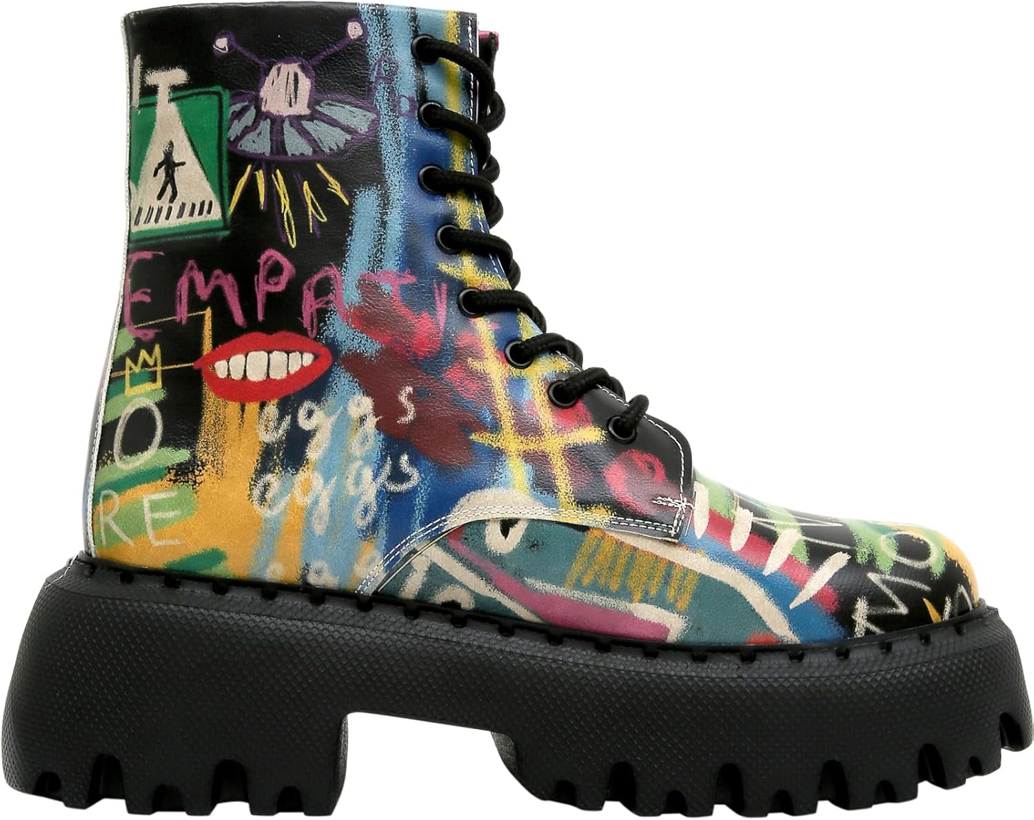 DOGO Combat Boots for Women - Vegan Leather and Handmade Platform Boots For Women