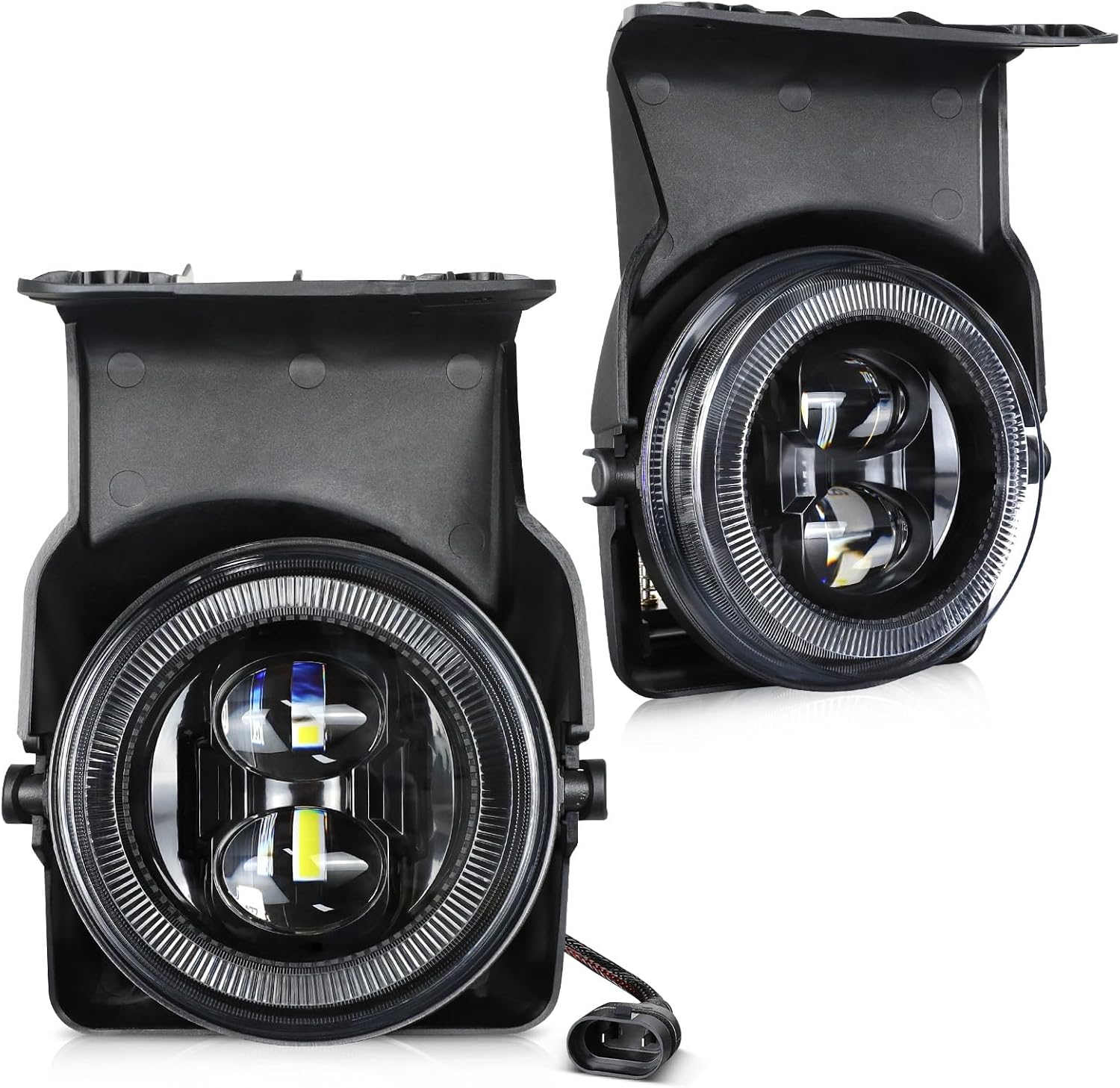 LED Fog Lights Compatible with 2003 2004 2005 2006 GMC Sierra,Bumper Light Driving Light Fog Lamps with Daytime Running Lights for GMC Sierra 1500 2500HD 3500HD Accessories