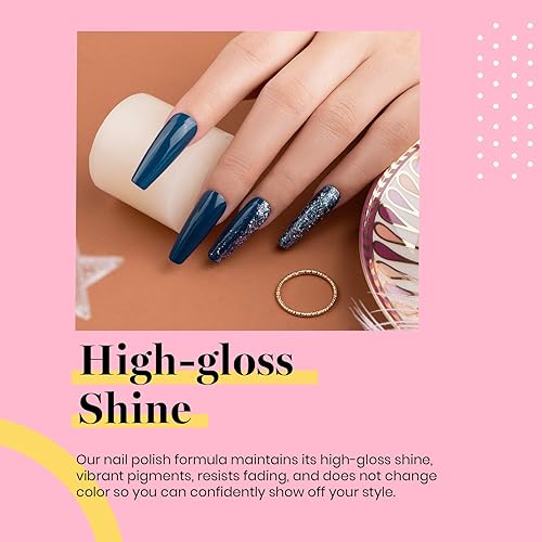 Miniatura 189 de Beetles - Esmalte de uñas en gel de 0.5 onzas fluidas (15ml), curado con lámpara LED, extracción por remojo, para arte de uñas, estética