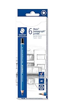 B4サイズ 色鉛筆画（ハチ公物語） Amazon | ステッドラー 鉛筆 4B マルス ルモグラフ ジャンボ 太