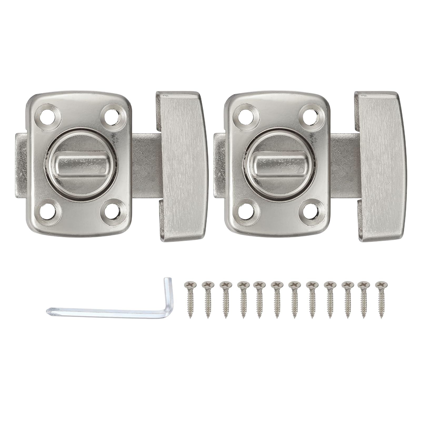 PATIKIL 2 Pcs Rotate Bolt Latch
