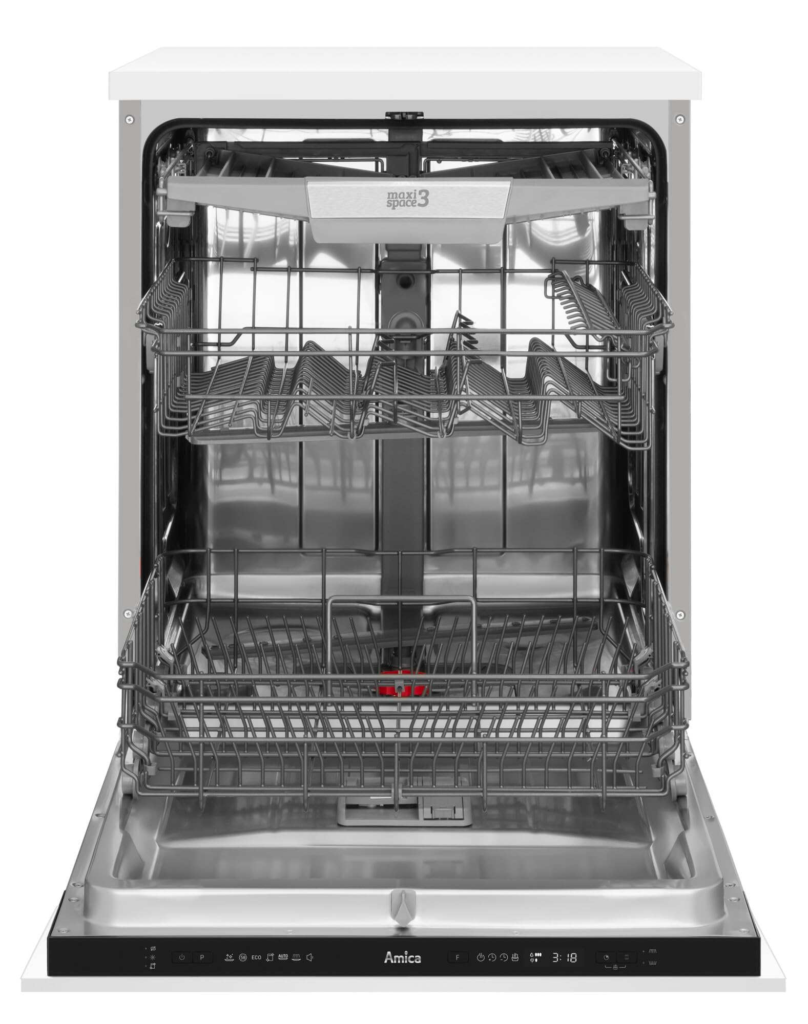 Amica Einbau‑Geschirrspüler vollintegriert 60 cm 14 Maßgedecke 7 Programme Auto OpenDry BlueDot Aquastopp – geschirrspueler vollintegriert (ohne Möbelfront)