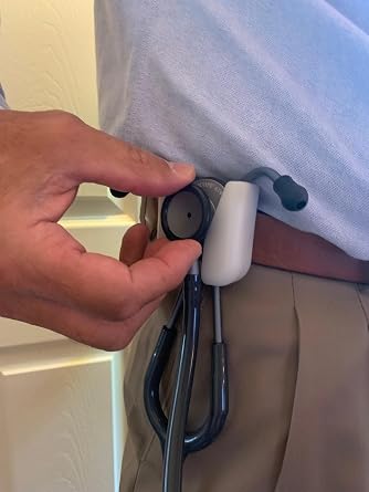 ADC 218BK 218 Lightweight Hip Clip Stethoscope Holster, Black