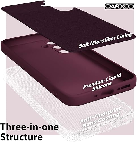 Miniatura 5 de oakxco Funda para teléfono Samsung Galaxy A54 0.18 oz, silicona líquida, bonita funda delgada y delgada de goma suave de TPU para mujeres y niñas,