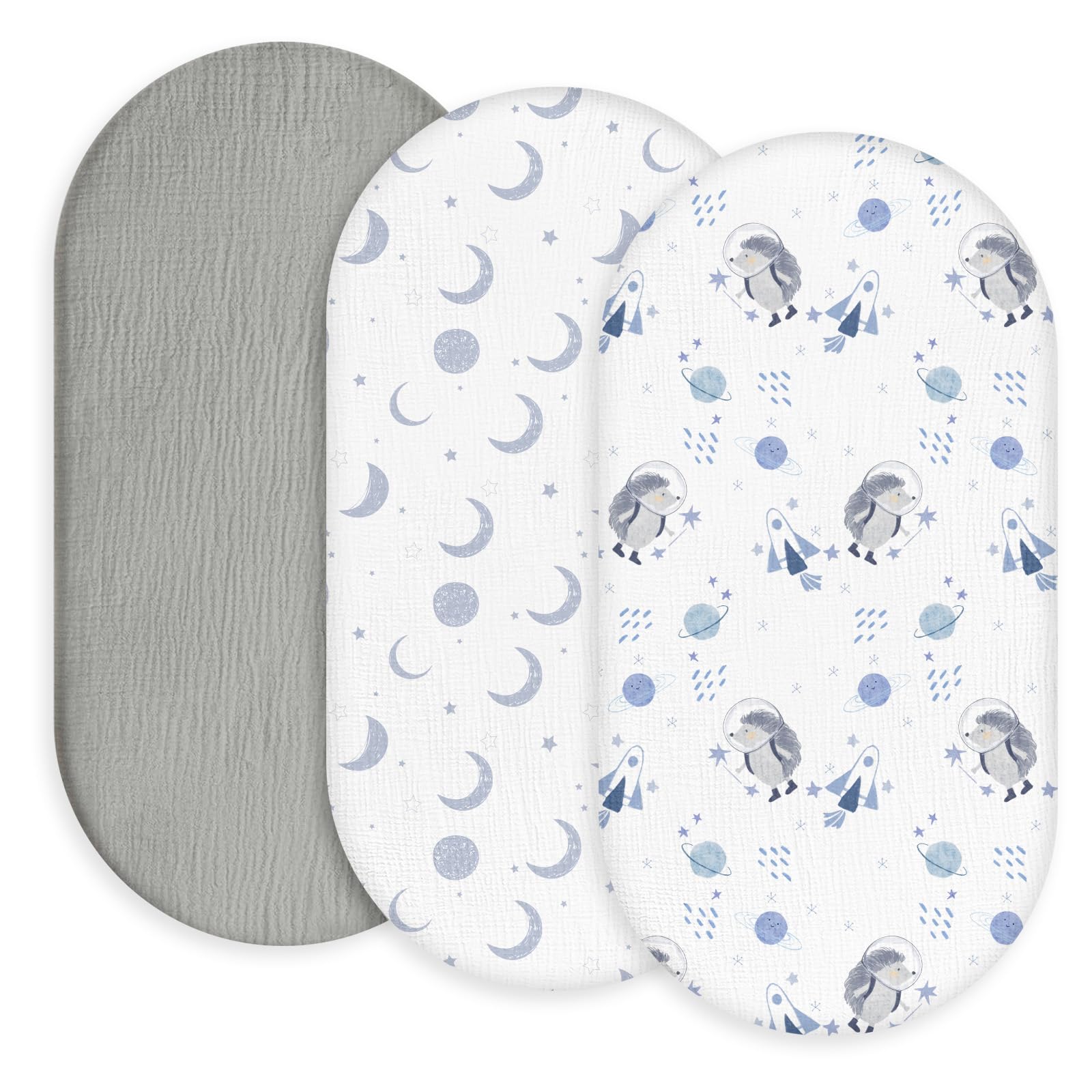 Drap-housse respirant en mousseline de coton pour un couchage bébé frais et sec