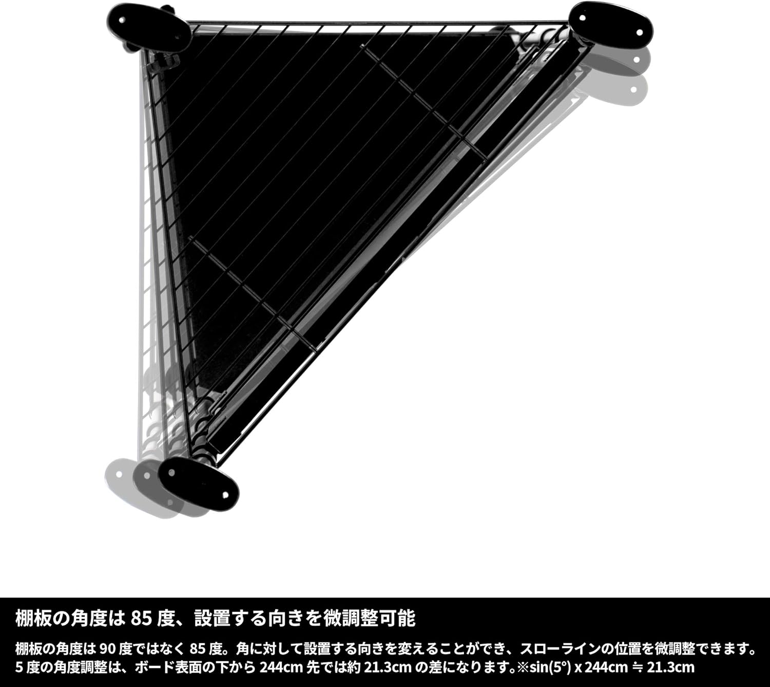 BLITZER BSD31-BK Corner Dart Stand for Rental Rooms, Can Be Installed In Narrow Rooms, Flat Front Construction For Easy Darts, Black