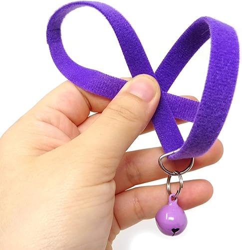 Miniatura 3 de Honbay 15 unidades de doble cara ajustable para cachorros de identificación de partos con campana para mascotas recién nacidas