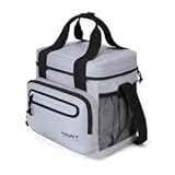 TOURIT Large Lunch Bag 14L Insulated Lunch Box Lunch Cooler for Men Women Work&comma; Black